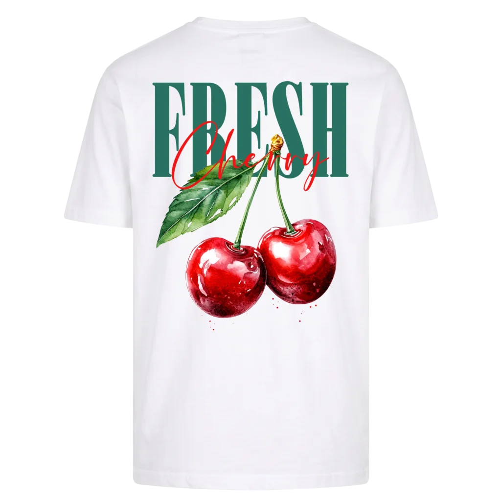 Bela majica Fresh Cherry ZENN