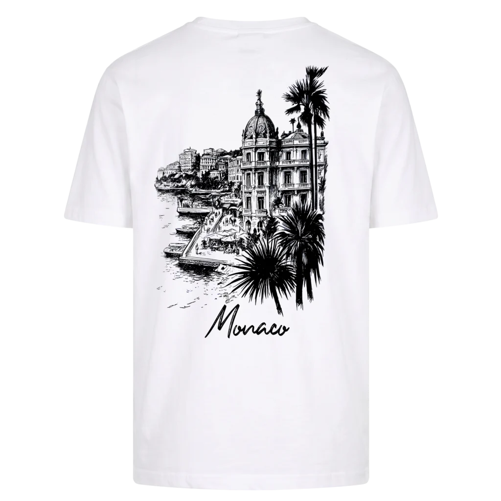 Bela majica Monaco Riviera ZENN