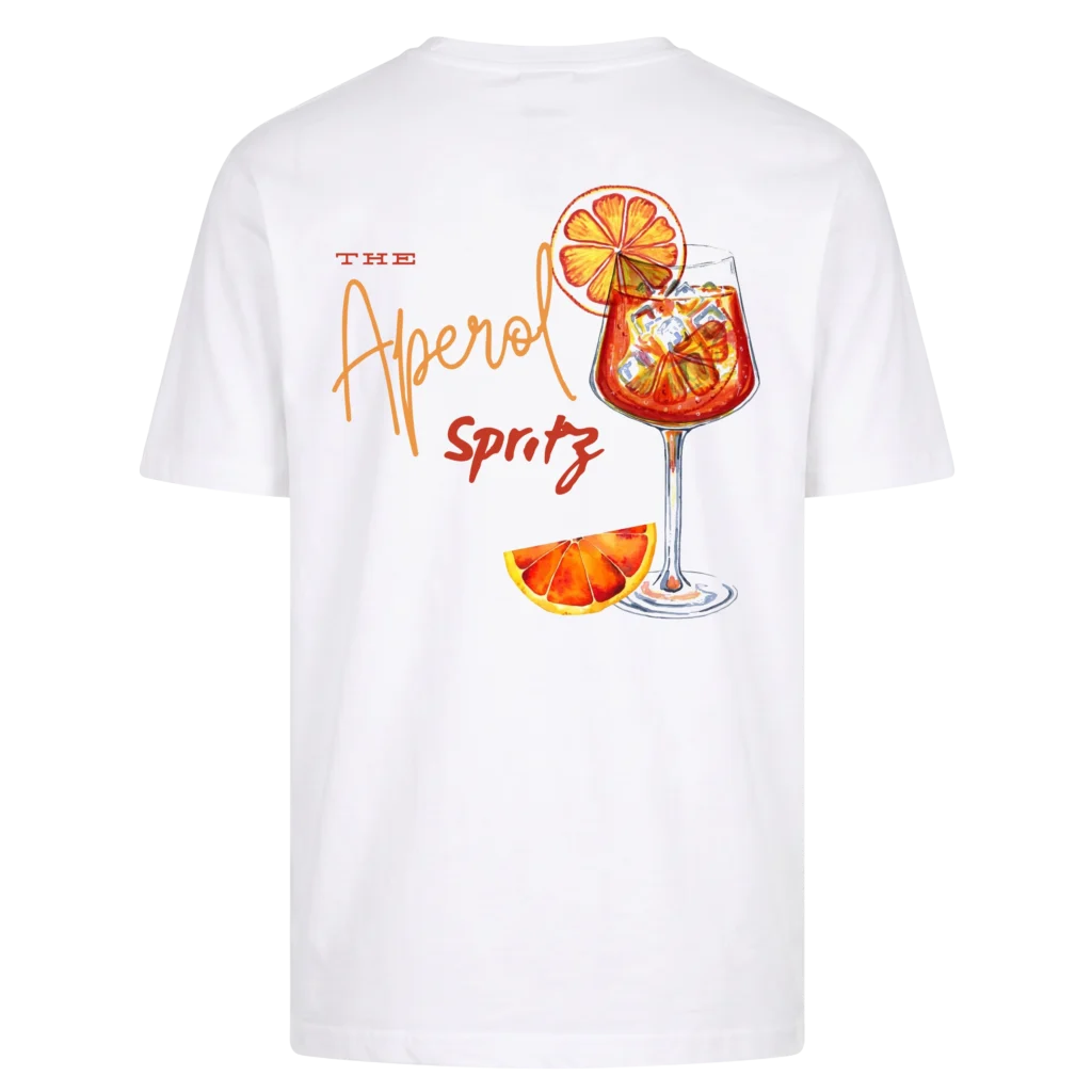 Bela majica Aperol Spritz ZENN