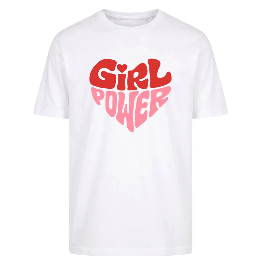Bela majica Girl Power ZENN